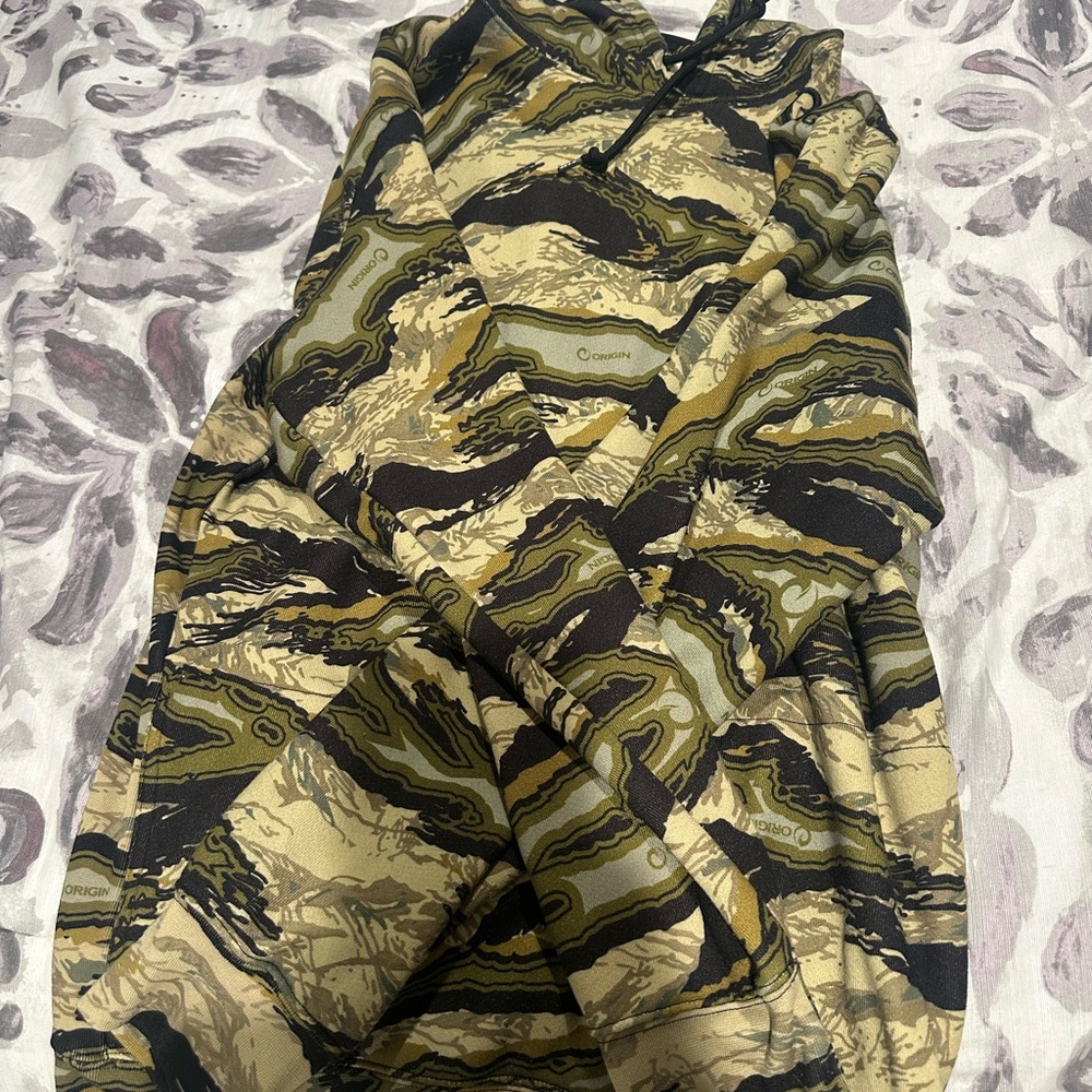 Origin hoodie raptor camo size XL carbon heavy hoodie size L